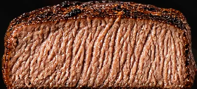 Corte de res bien cocido